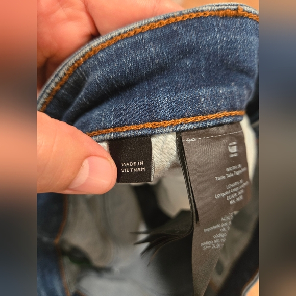 G-Star Raw D-Staq 3D Slim Men Jeans Size W36 L30 - Picture 12 of 13